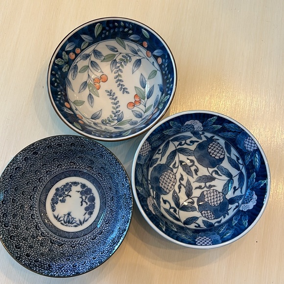 Set of 3 Japanese Rice Bowls - Picture 5 of 6